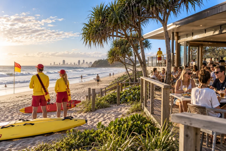 Illustrative Gold Coast surf lifesaving club building
