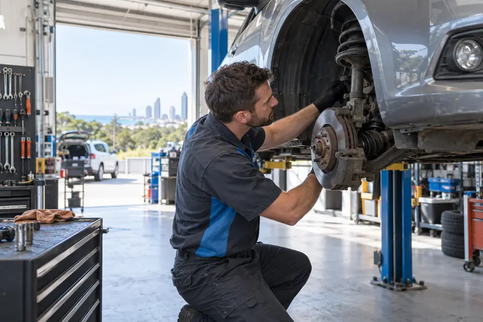 Illustrative automotive dealership and service centre
